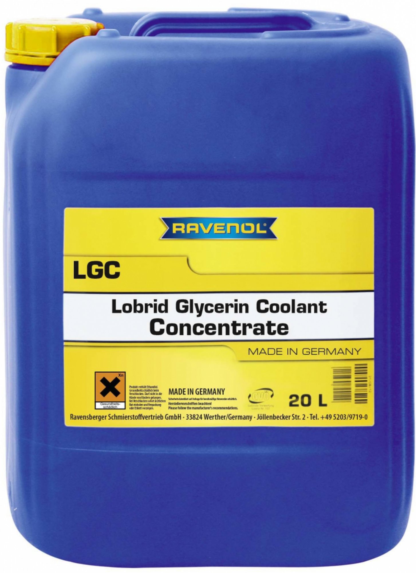 Ravenol LTC Lobrid Glycerin Coolant Concentrate 20L