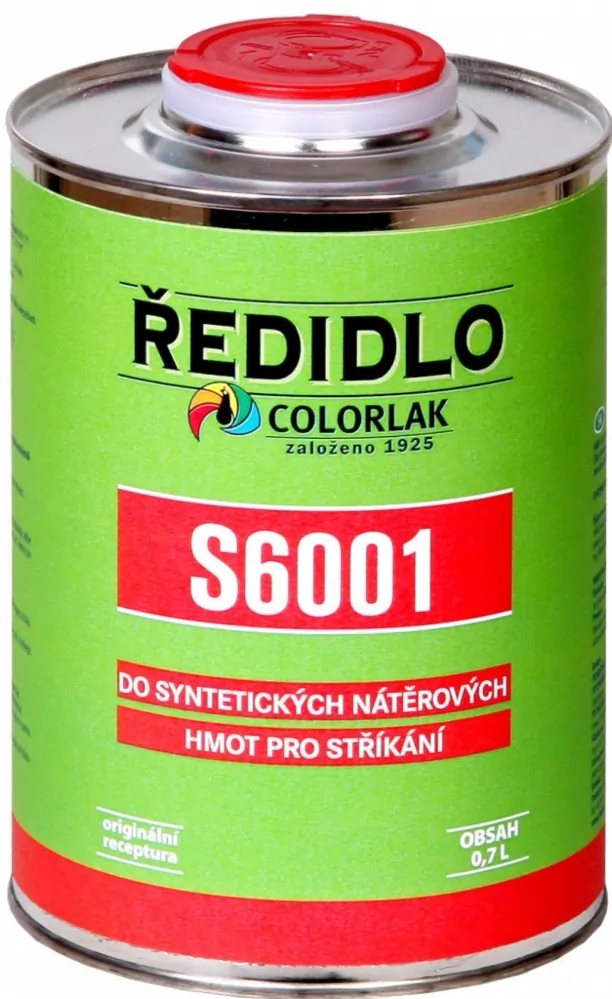 COLORLAK ŘEDIDLO S 6001 / 170L do syntetických nátěrových hmot pro stříkání 170L