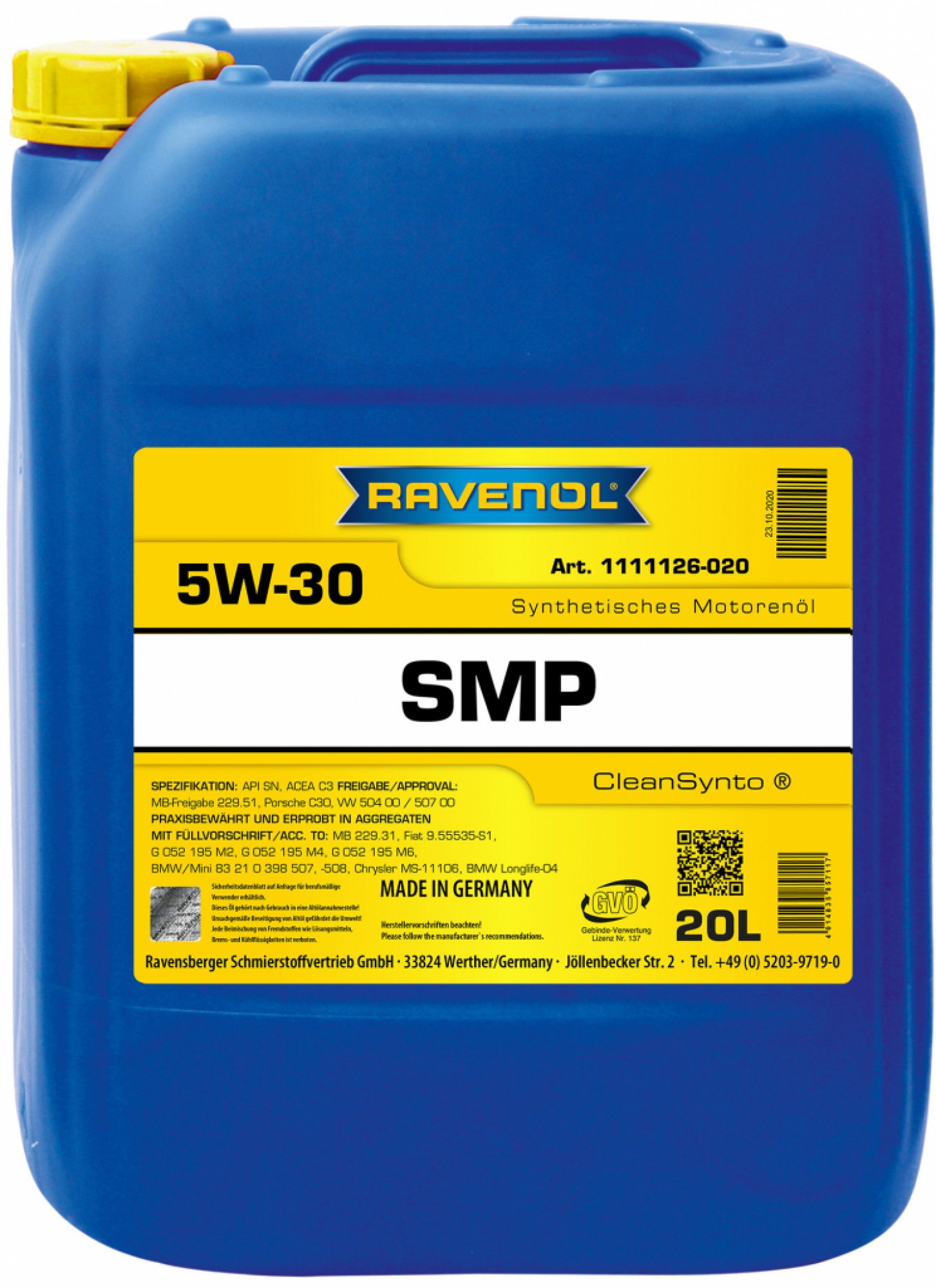 Ravenol SMP 5W-30 20L