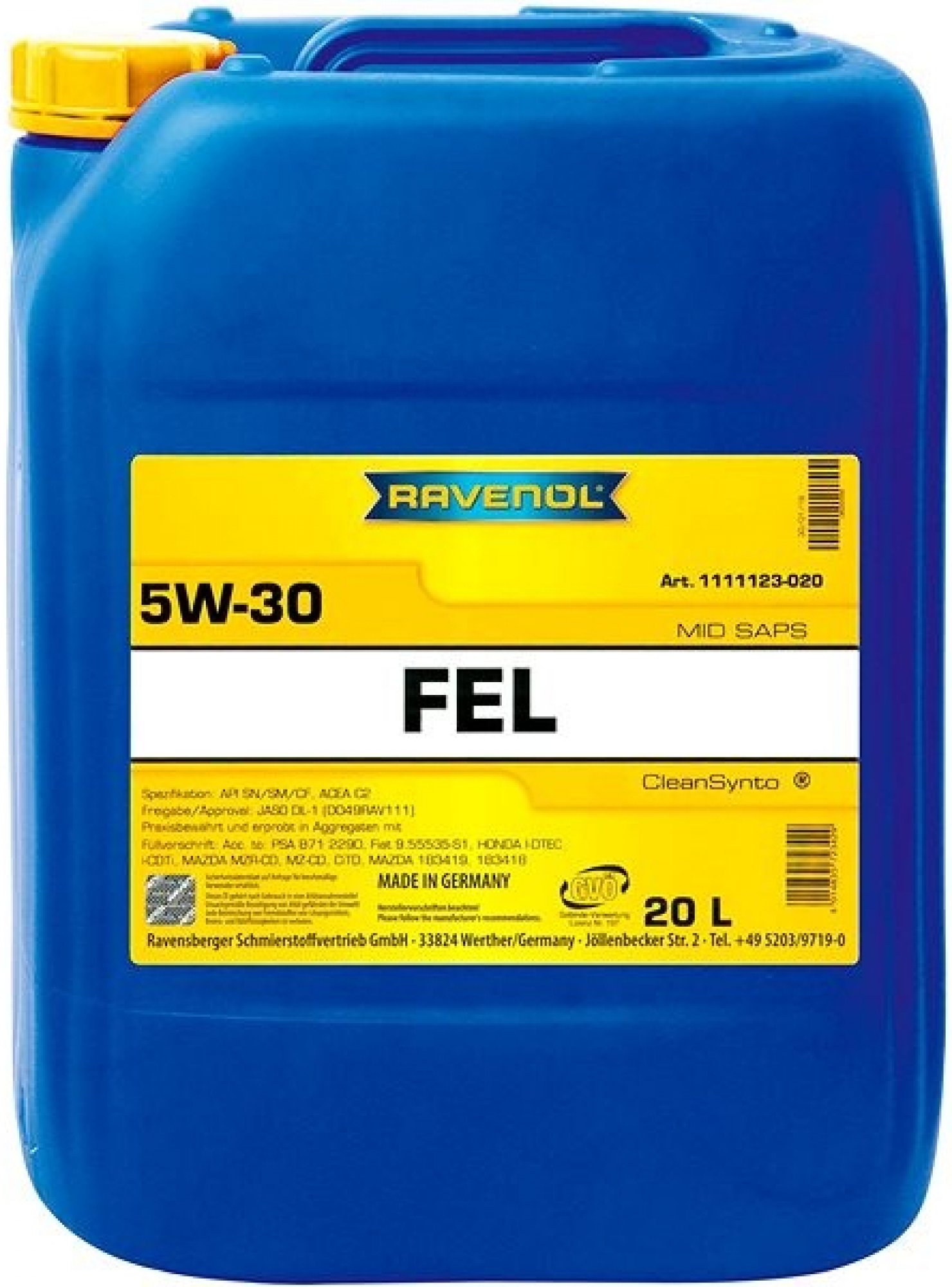 Ravenol FEL 5W-30 20L