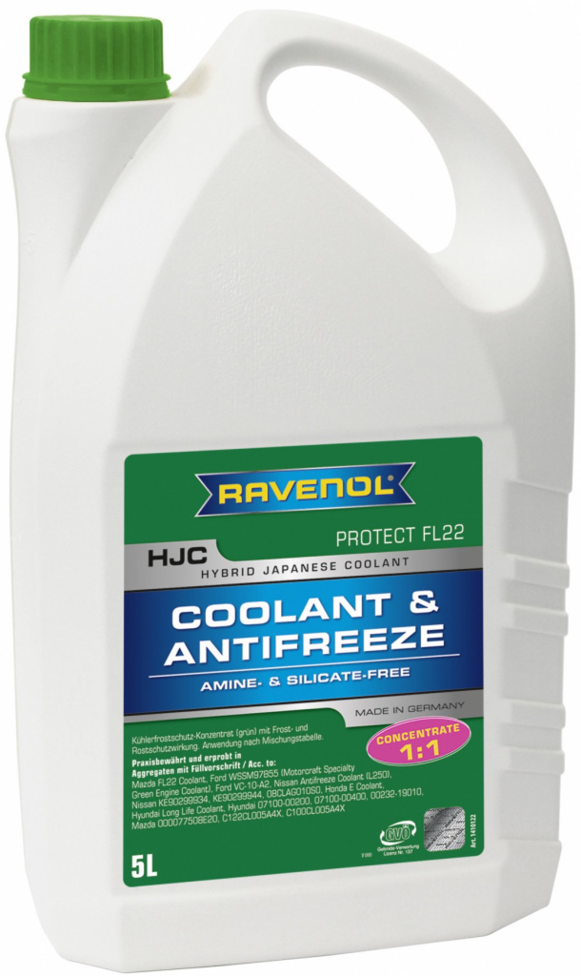 Ravenol HJC Hybrid Japanese Coolant Concentrate 5L
