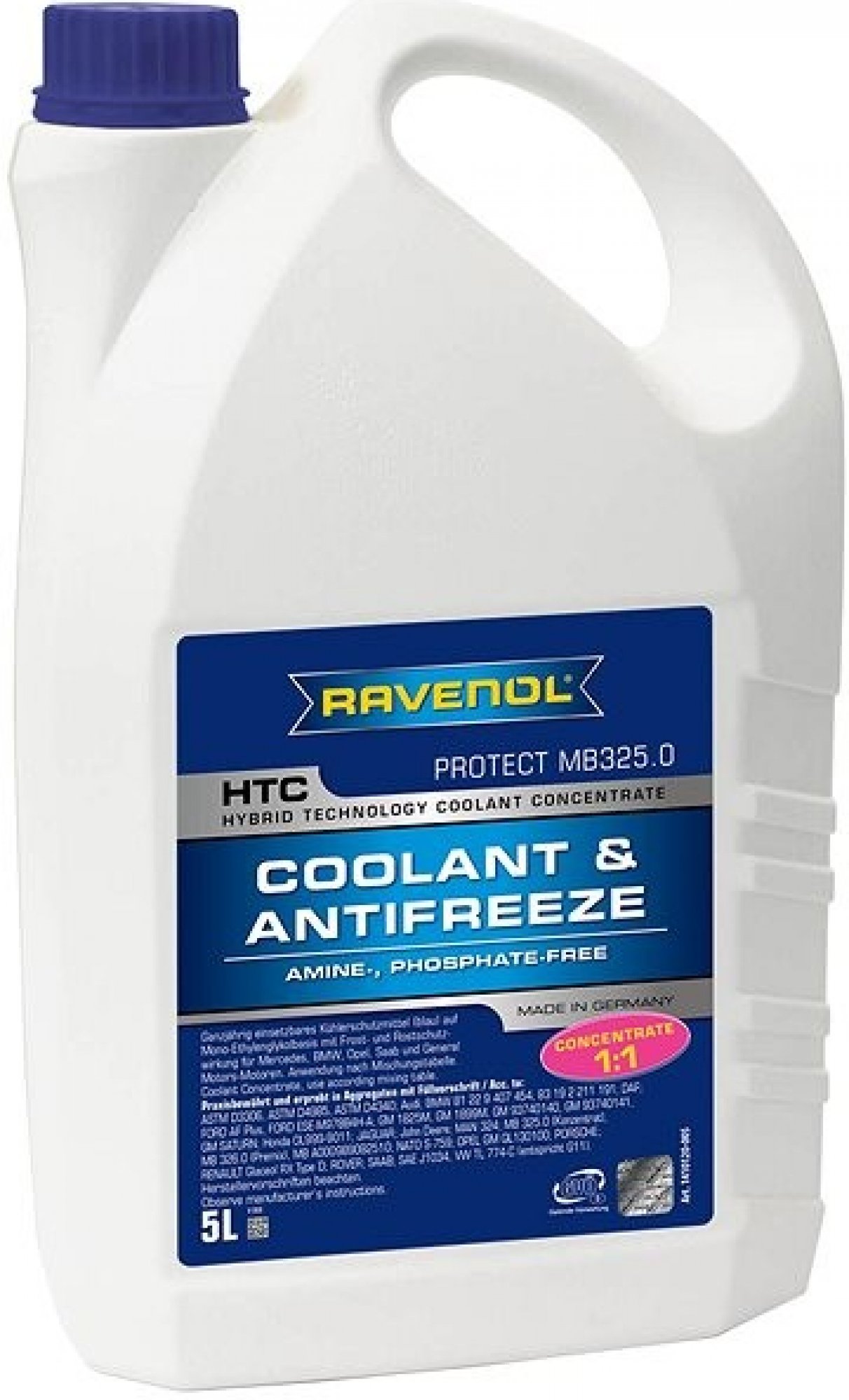 Ravenol HTC Hybrid Technology Coolant Concentrate 5L