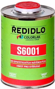 COLORLAK ŘEDIDLO S 6001 / 170L do syntetických nátěrových hmot pro stříkání 170L